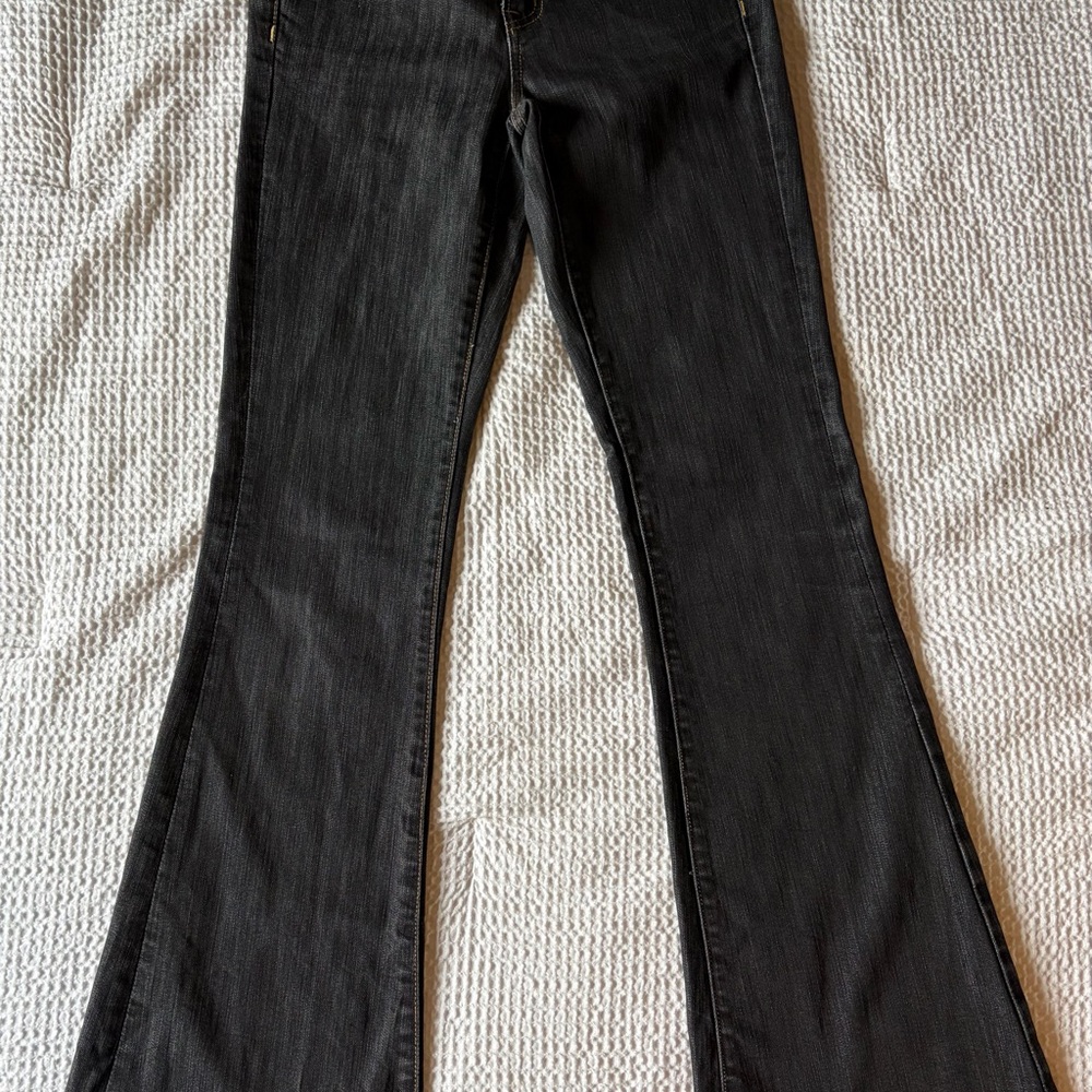 Buffalo David Bitton Black Flared Jeans